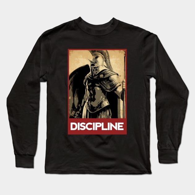 Warriors: Discipline Long Sleeve T-Shirt by NoMans